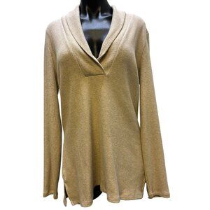 NWT White House Black Market Pullover Sweater Tan L